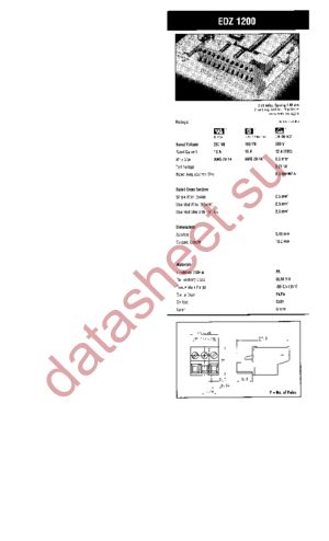 EDZ1200/10 datasheet  